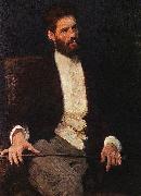 Portrait of sculptor Mark Matveevich Antokolski, Ilya Repin
